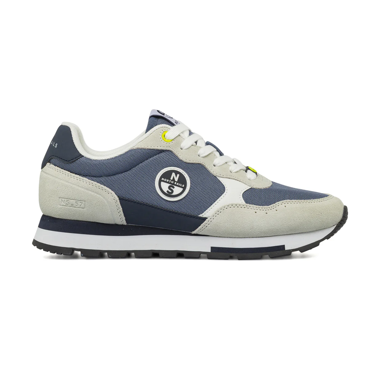 Sneakers da uomo grigie con dettagli blu  North Sails