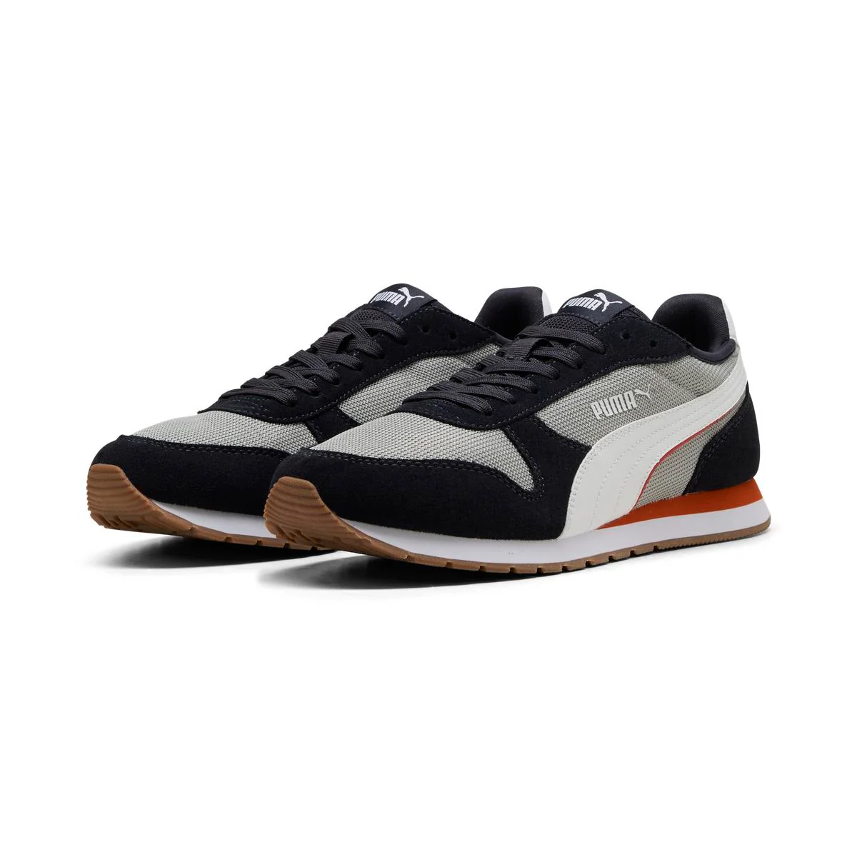 Sneakers da Uomo grigie con inserti blu effetto scamosciato Puma MILER