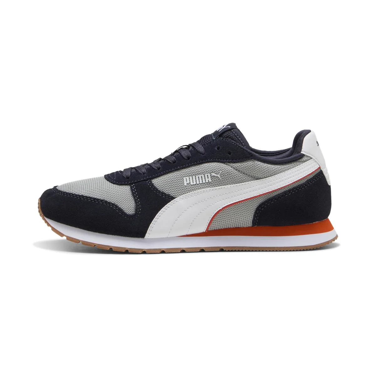 Sneakers da Uomo grigie con inserti blu effetto scamosciato Puma MILER - Image 3