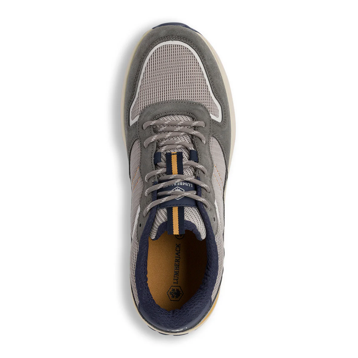 Sneakers da uomo grigie con suola ad aria Lumberjack Roland - Image 6