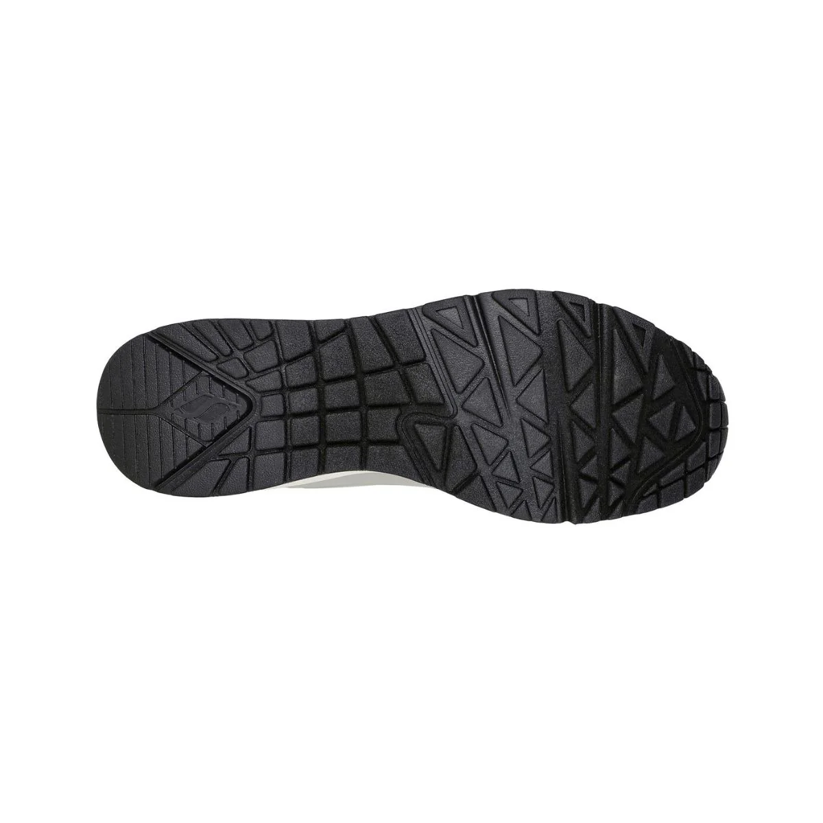 Sneakers da uomo grigie con suola ad aria Skechers Uno - Image 5