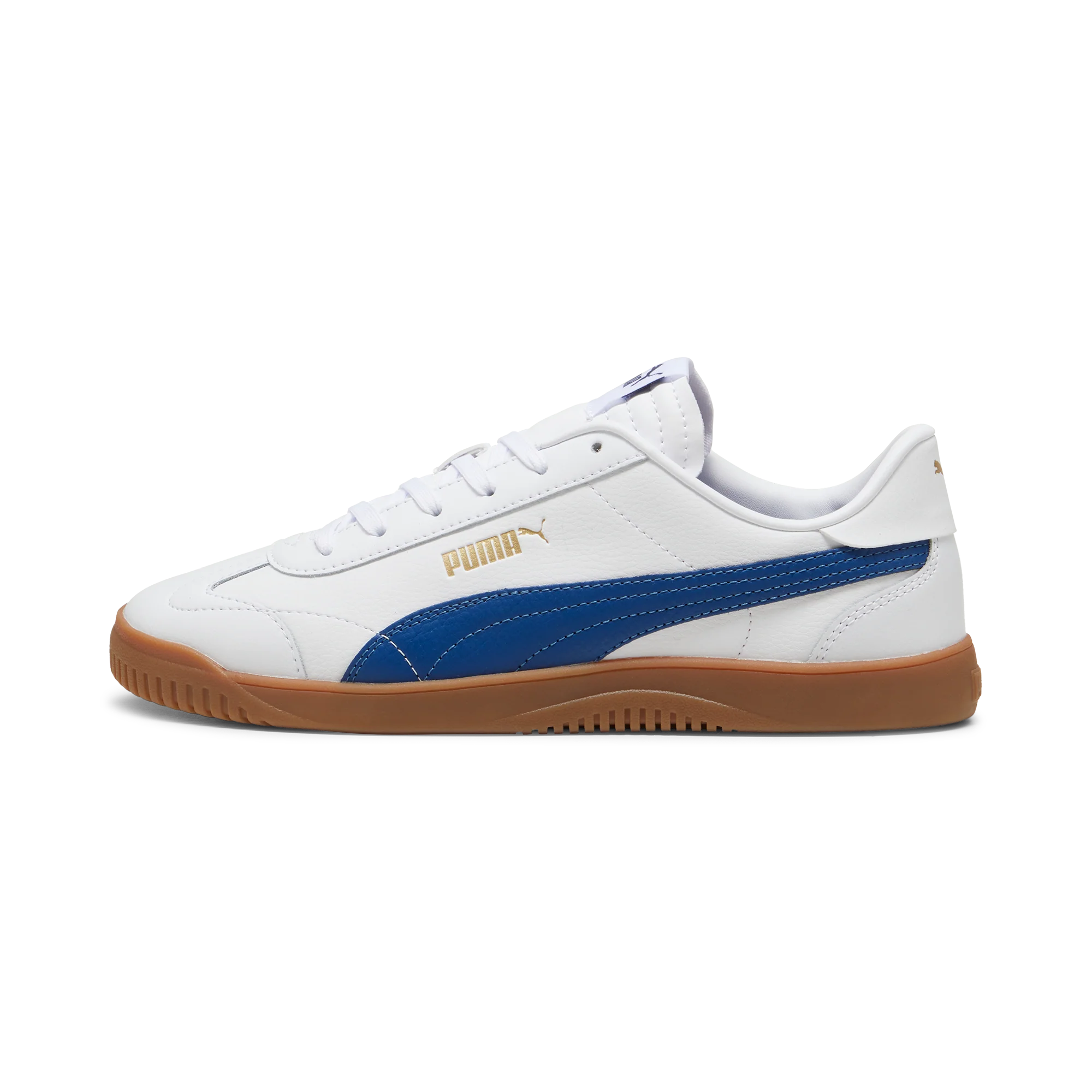 Sneakers da uomo in pelle bianche e blu Puma Club 5v5 - Image 5