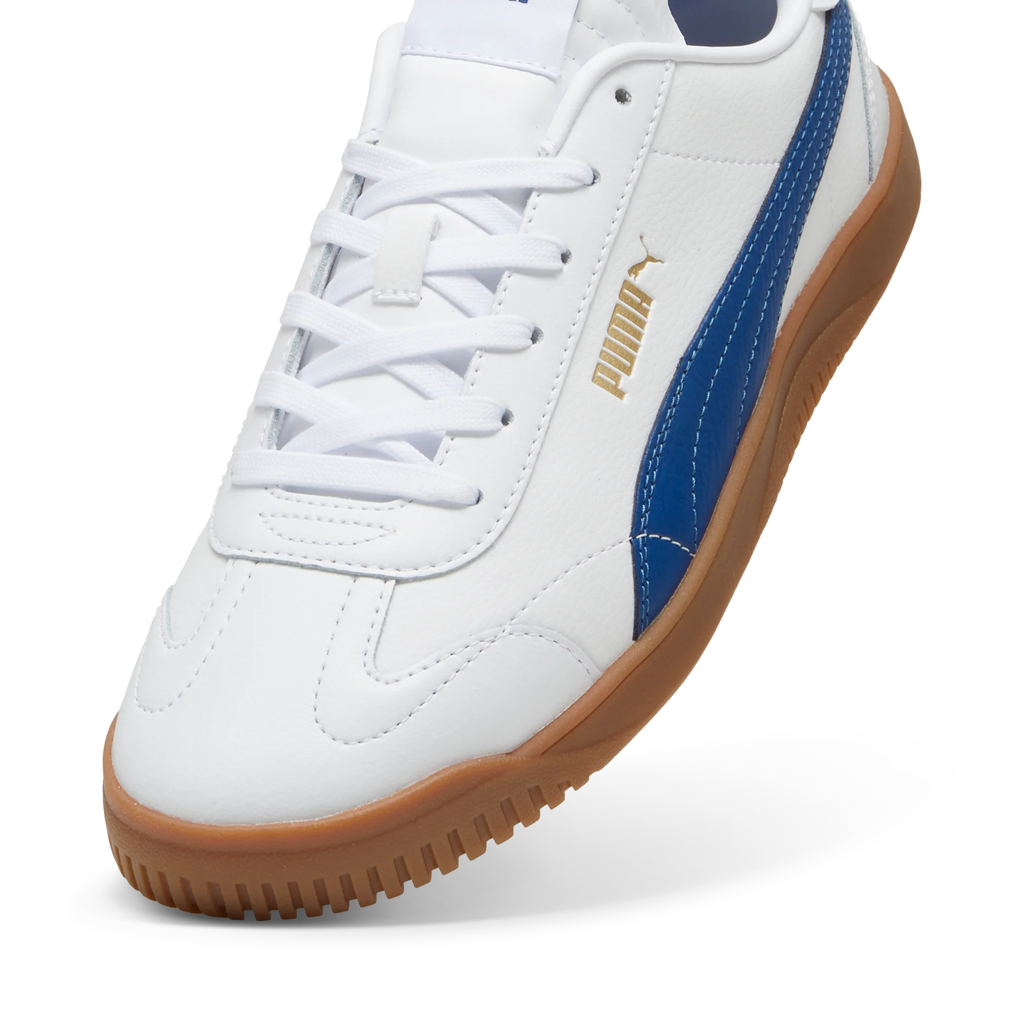 Sneakers da uomo in pelle bianche e blu Puma Club 5v5 - Image 8
