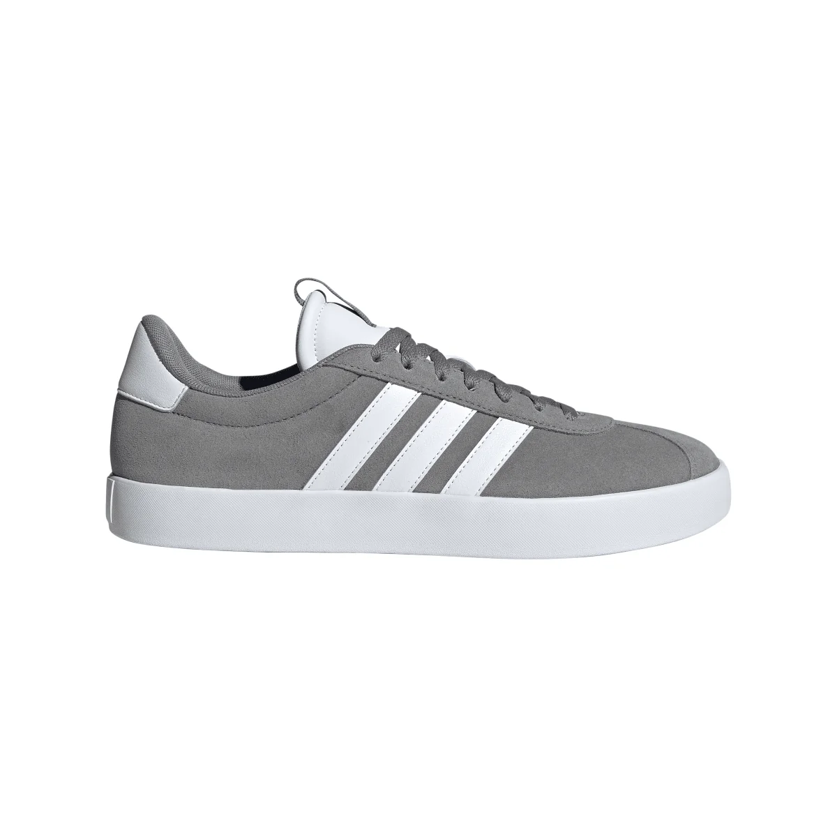 Sneakers da uomo in pelle grigie e bianche adidas VL Court 3.0 - Image 10