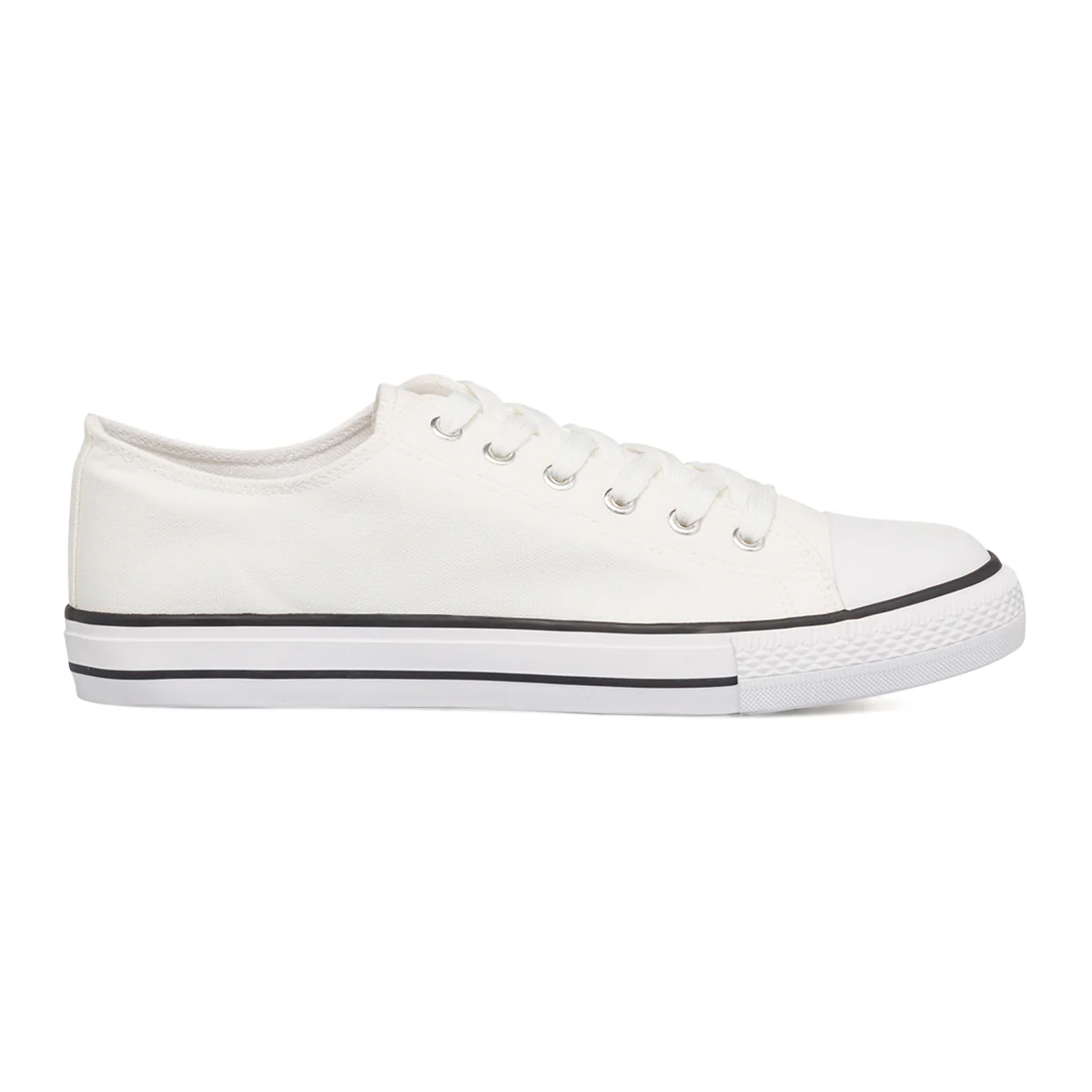 Sneakers da uomo in tessuto bianche con sottopiede soft memory Jog