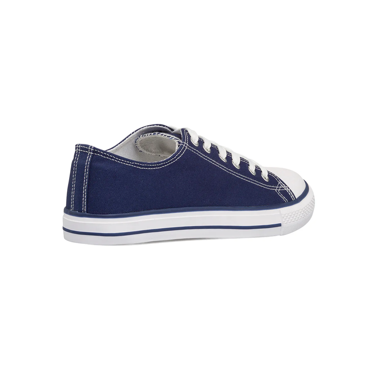 Sneakers da uomo in tessuto blu navy con sottopiede soft memory Jog - Image 3