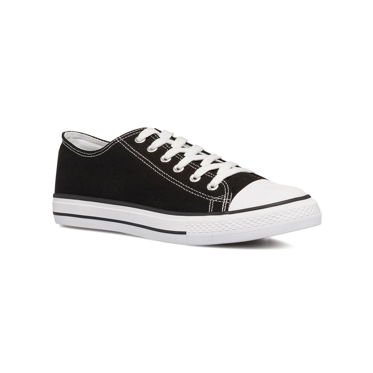 Sneakers da uomo in tessuto nere con sottopiede soft memory Jog - Image 2