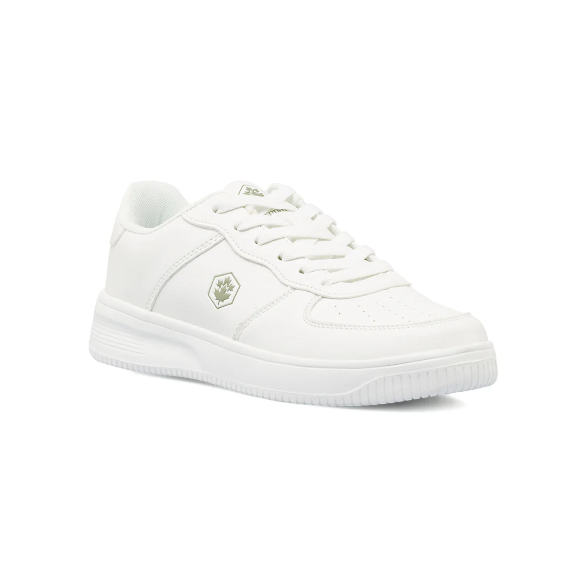 Sneakers da uomo Lumberjack Sport bianche con lacci e logo - Image 2