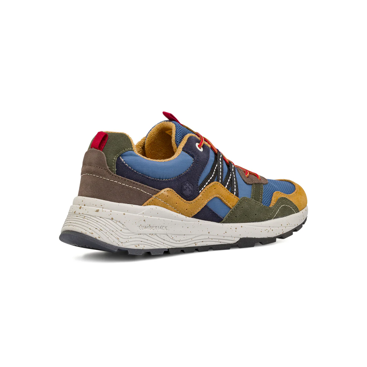 Sneakers da Uomo multicolore blu e ocra in tessuto Lumberjack - Image 3