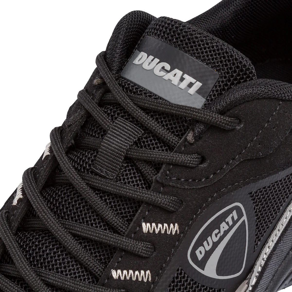 Sneakers da Uomo Nere con Dettagli Grigi e Suola Sportiva Ducati - Image 5