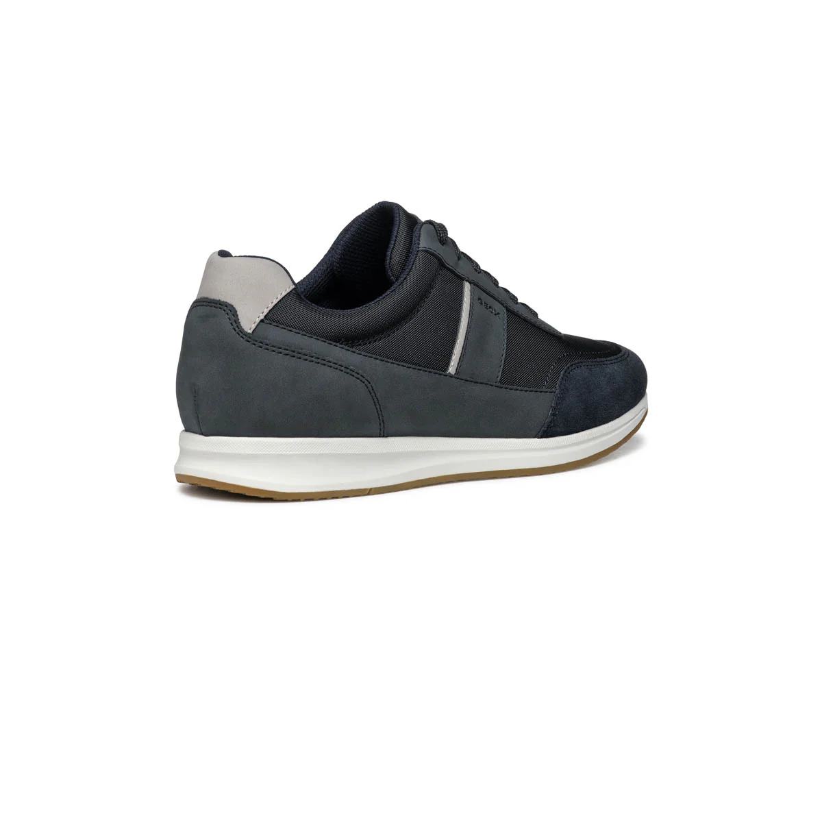 Sneakers da Uomo Nere con inserto laterale e suola traspirante Geox - Image 4