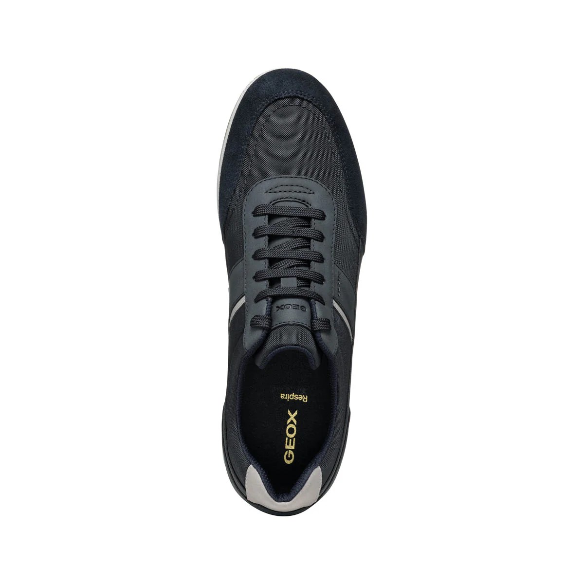 Sneakers da Uomo Nere con inserto laterale e suola traspirante Geox - Image 5