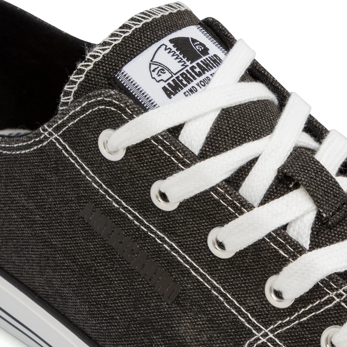 Sneakers da uomo nere con logo Americanino - Image 2