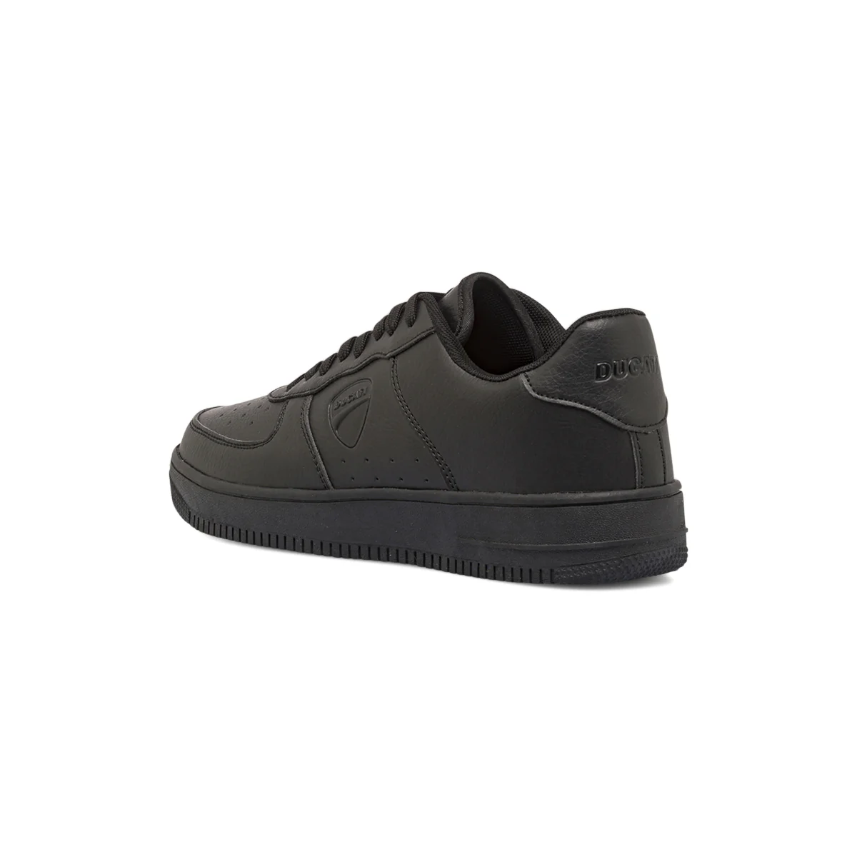 Sneakers da uomo nere con logo in tono Ducati - Image 3