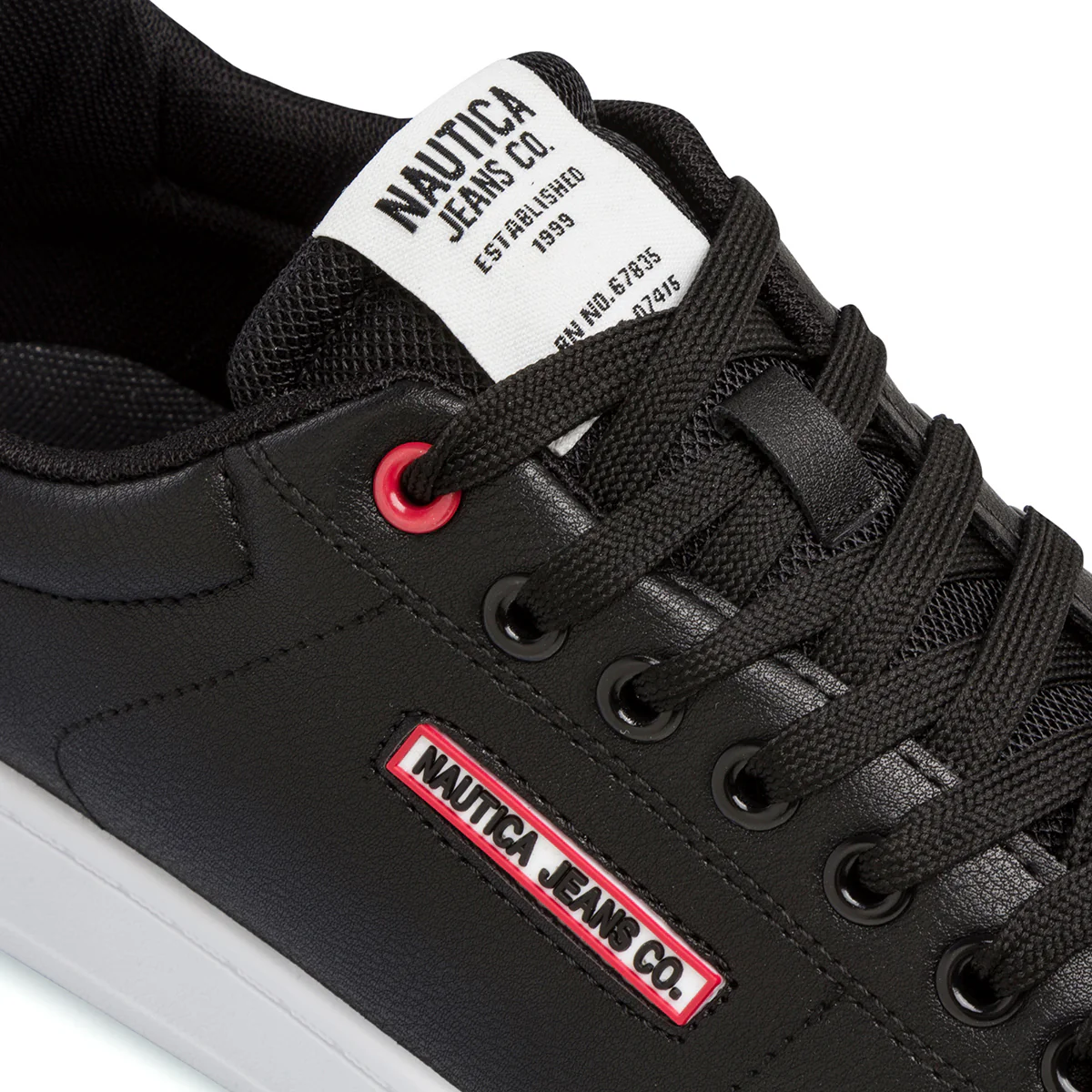 Sneakers da uomo nere con logo laterale Nautica jeans Saturno - Image 11