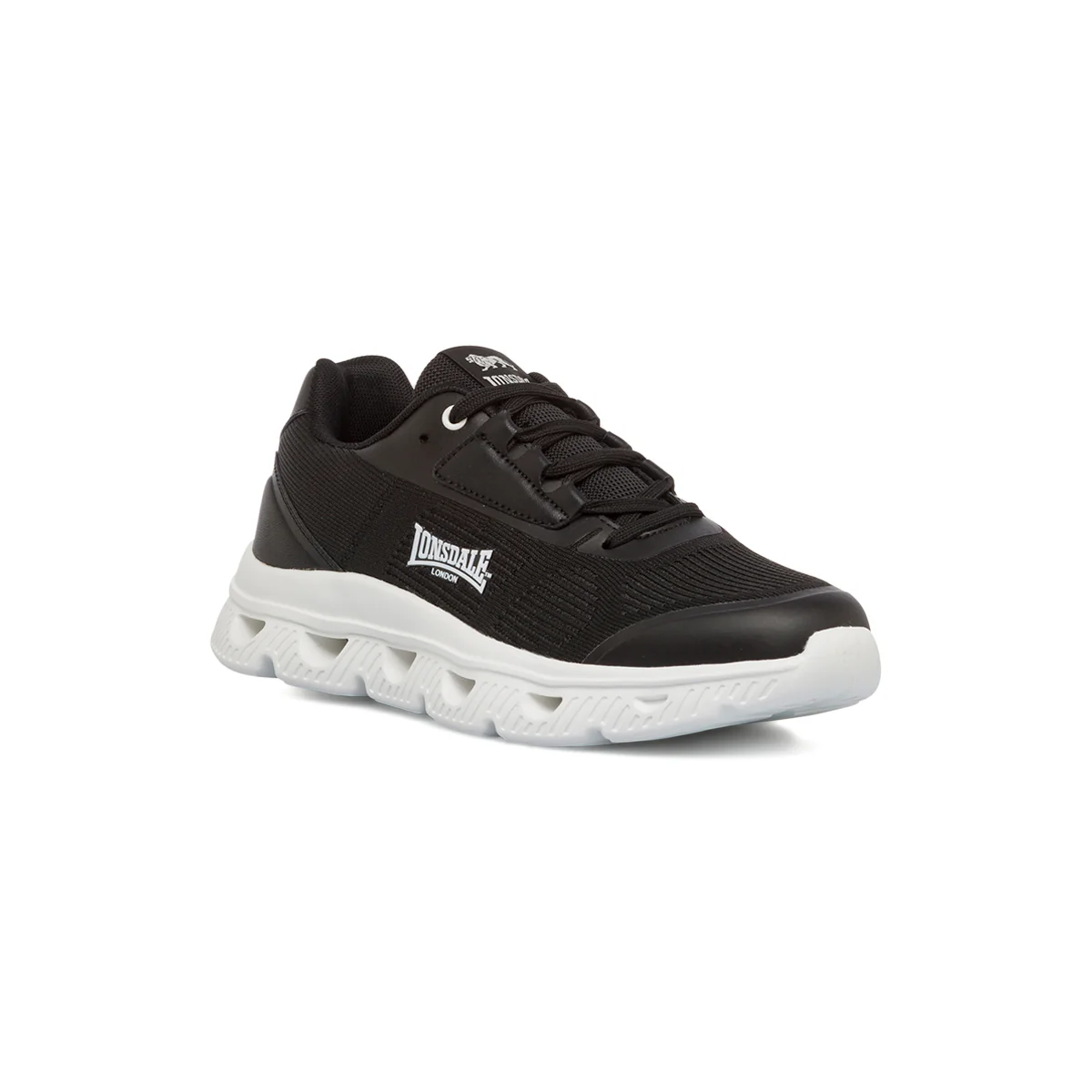 Sneakers da uomo nere con logo Lonsdale - Image 2