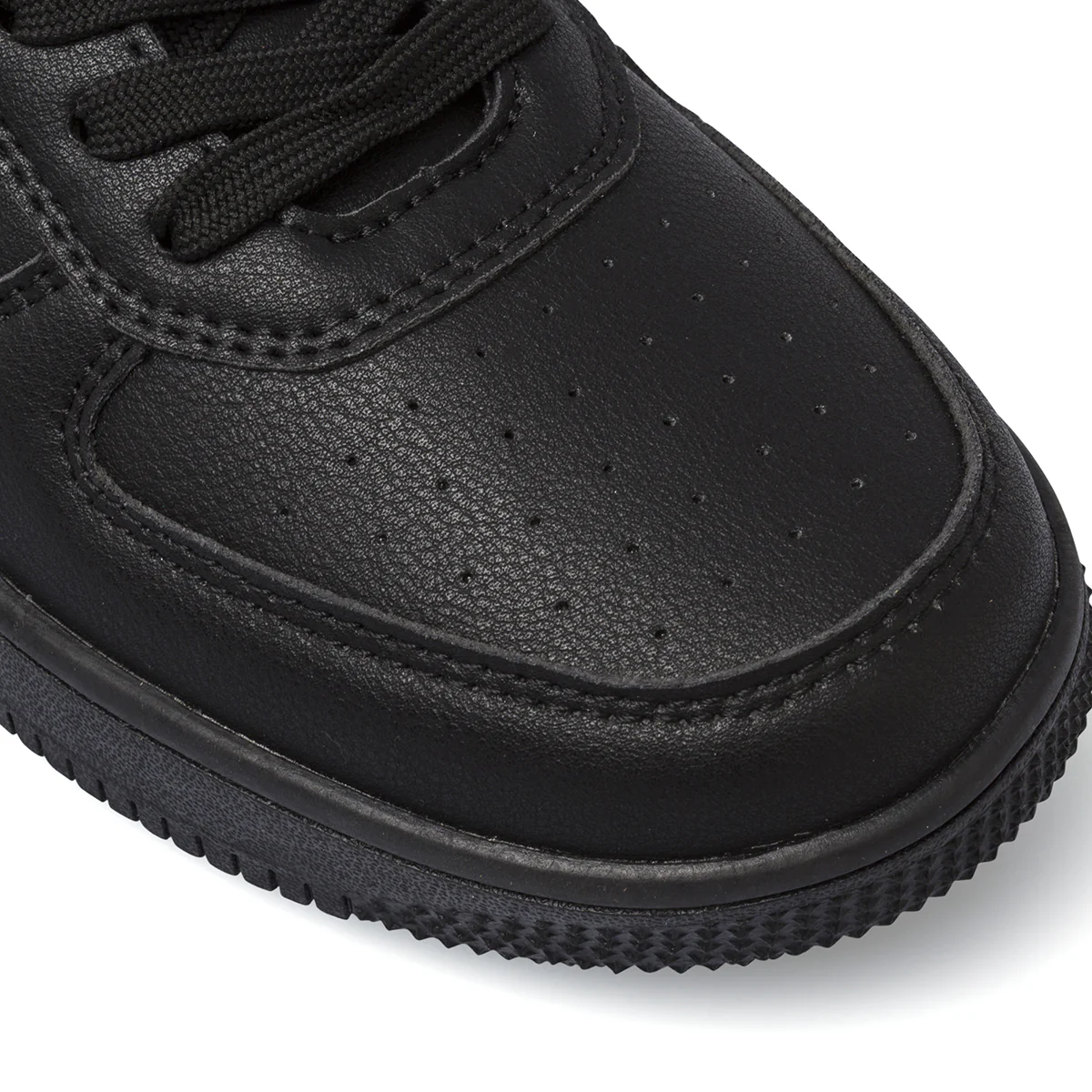 Sneakers da uomo nere con punta traforata e logo Gas - Image 4