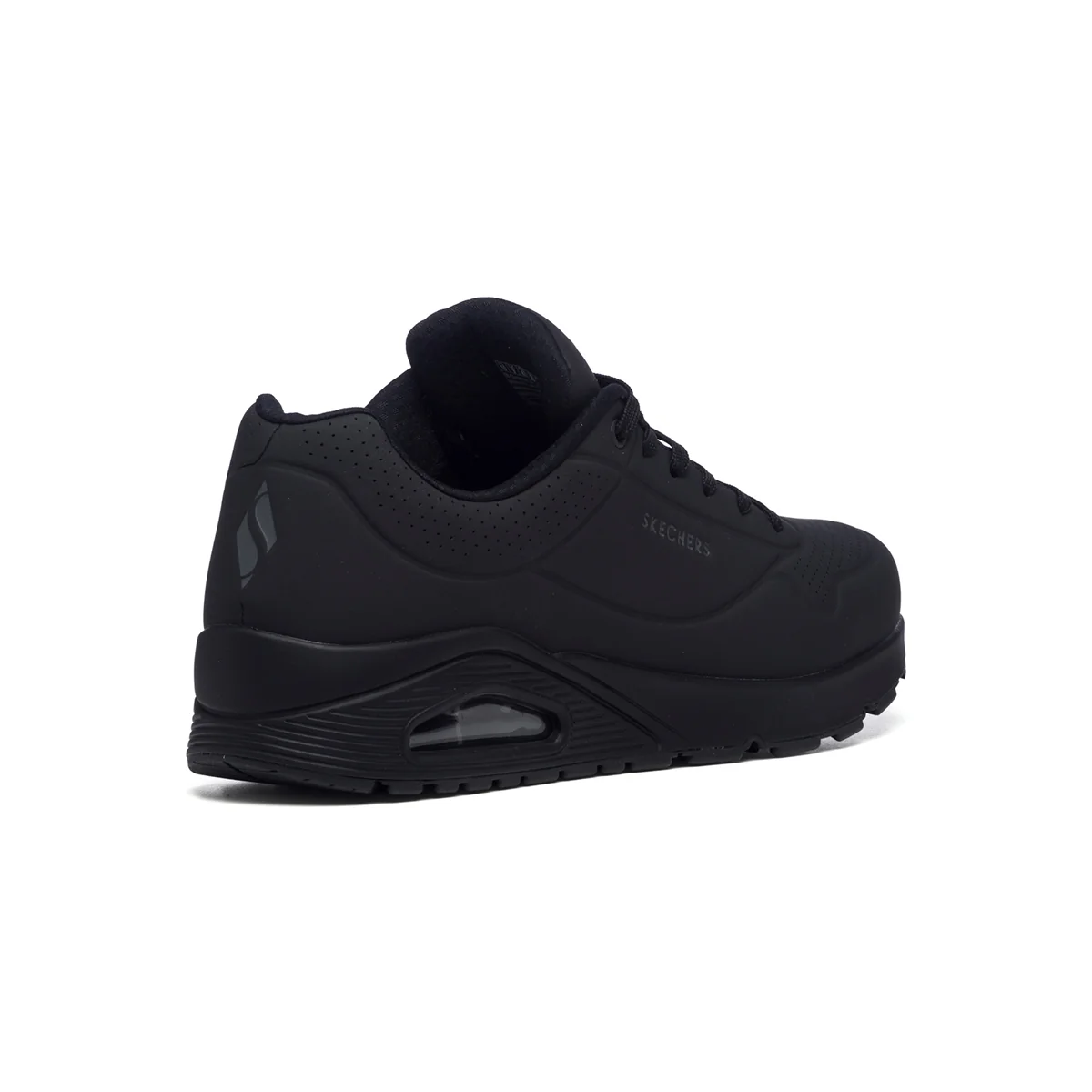 Sneakers da uomo nere con suola ad aria Skechers Uno - Image 3
