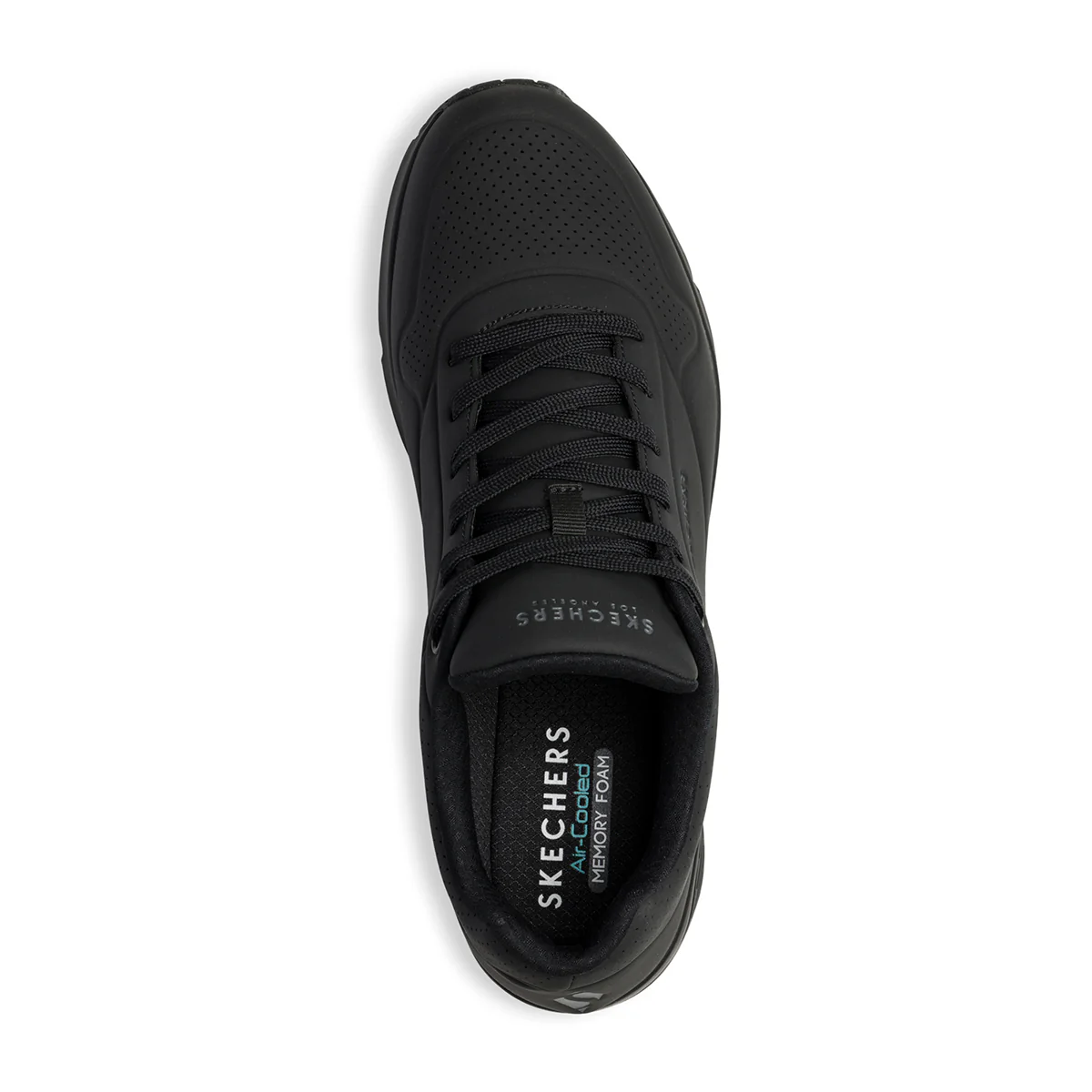 Sneakers da uomo nere con suola ad aria Skechers Uno - Image 9