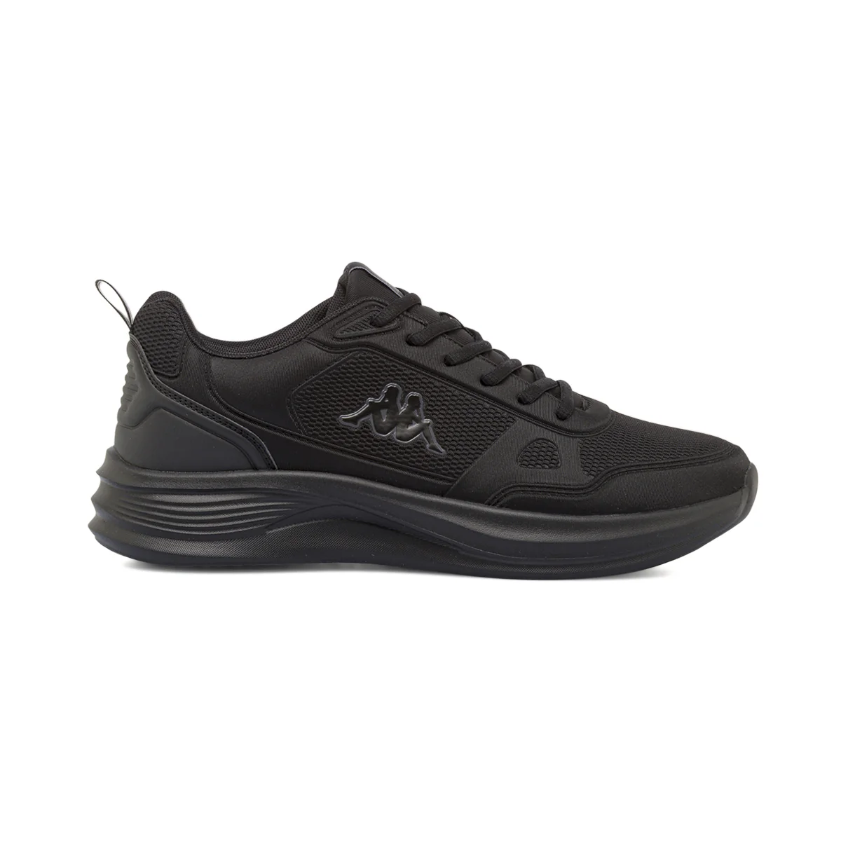 Sneakers da Uomo Nere con Suola Sportiva Kappa Total Black