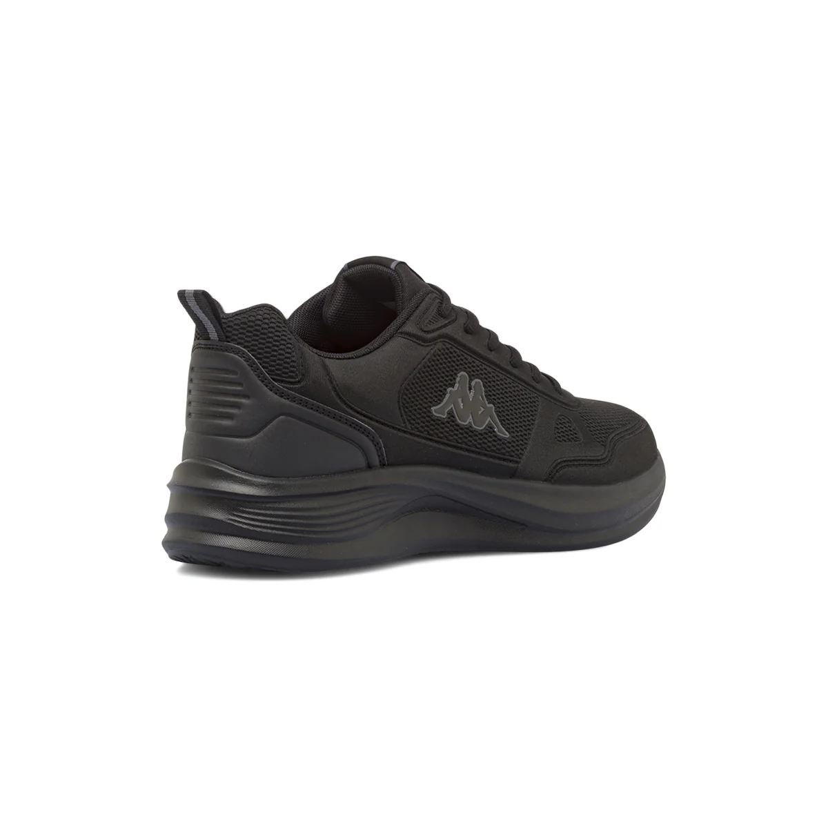 Sneakers da Uomo Nere con Suola Sportiva Kappa Total Black - Image 3