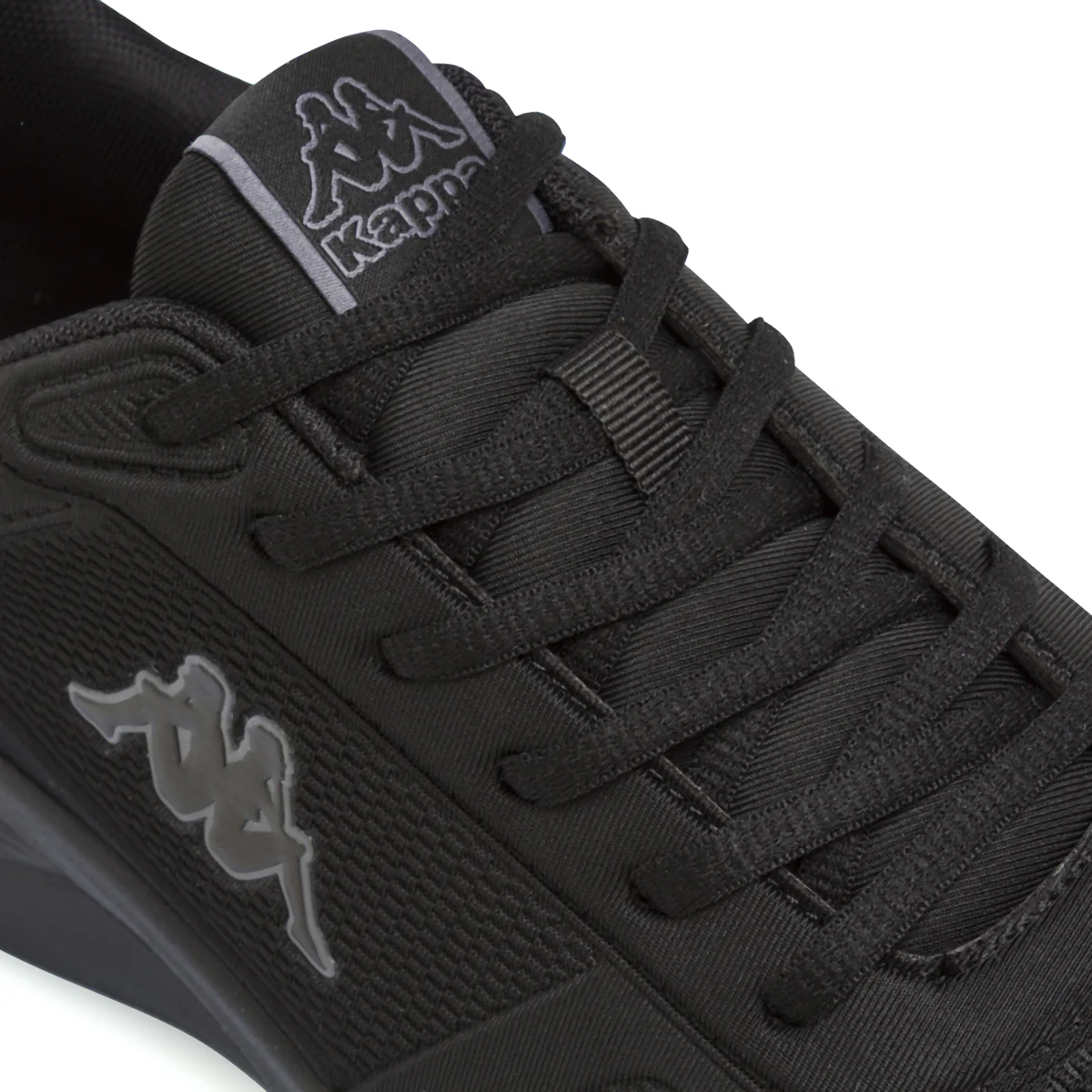 Sneakers da Uomo Nere con Suola Sportiva Kappa Total Black - Image 4