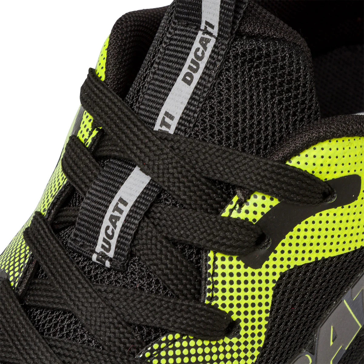 Sneakers da uomo nere e giallo fluo con suola ad aria Ducati Frontera 3 - Image 9