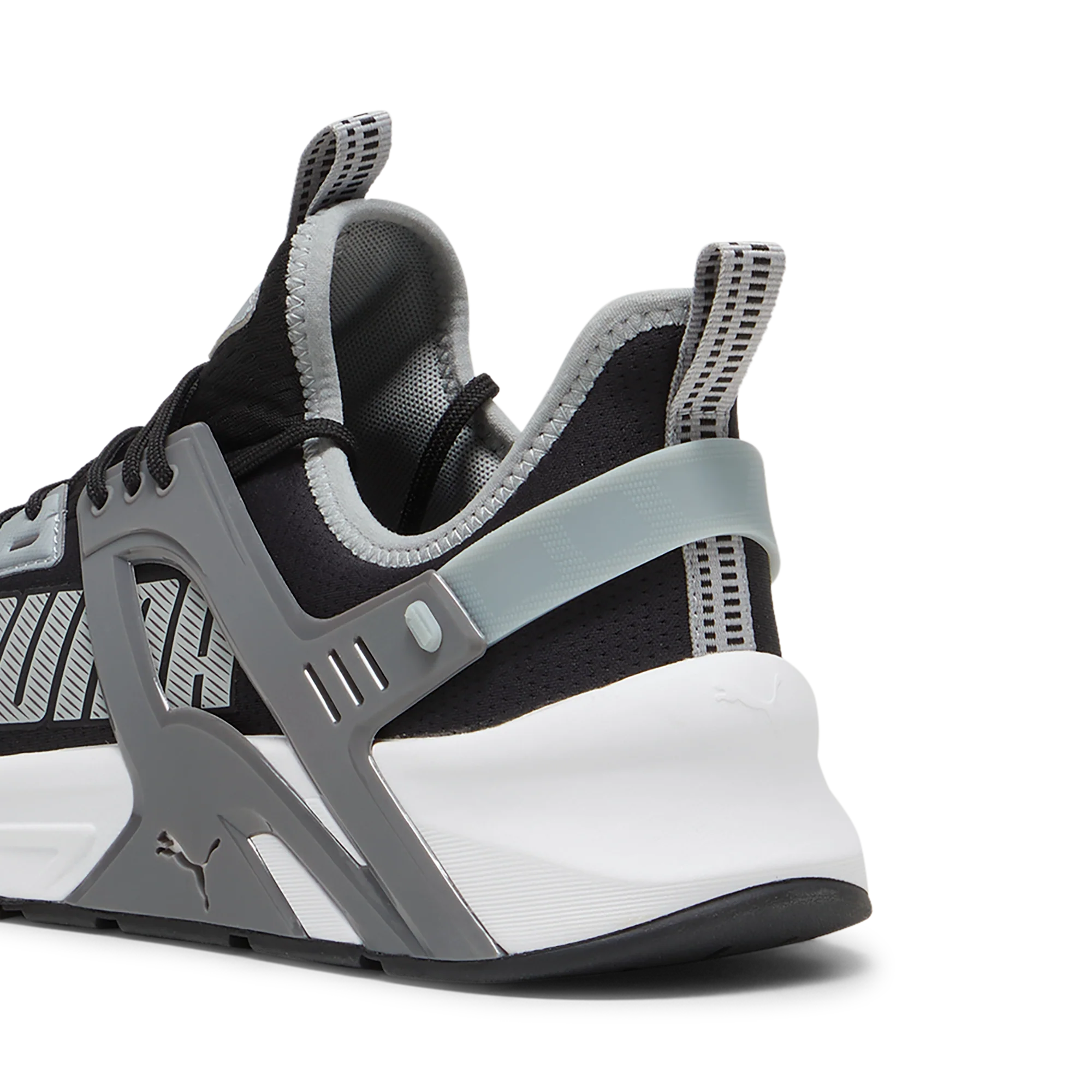 Sneakers da uomo nere e grigie con logo Puma Pacer - Image 3