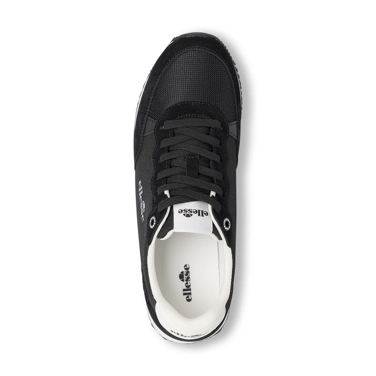 Sneakers da Uomo nere in mesh con dettagli effetto scamosciato Ellesse - Image 6