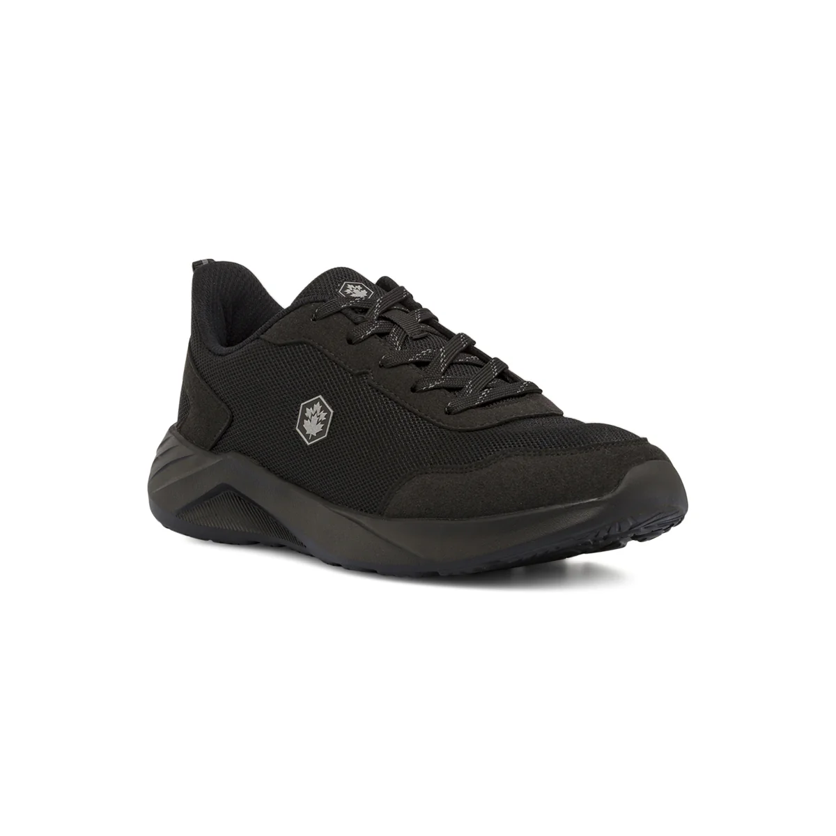 Sneakers da Uomo nere in mesh ed effetto scamosciato Lumberjack - Image 2