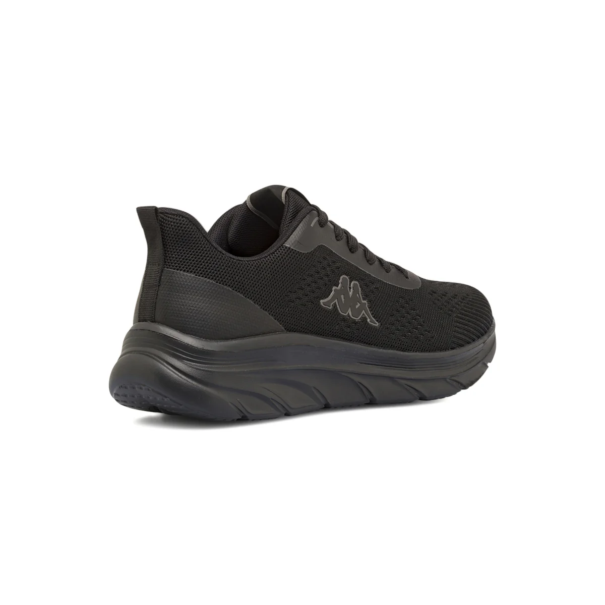 Sneakers da uomo nere Kappa in tessuto mesh traspirante - Image 3