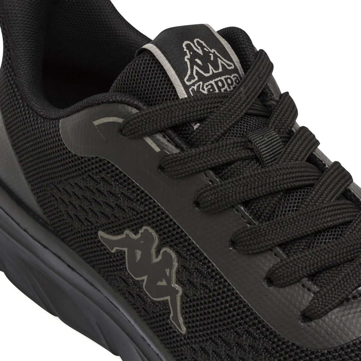 Sneakers da uomo nere Kappa in tessuto mesh traspirante - Image 4