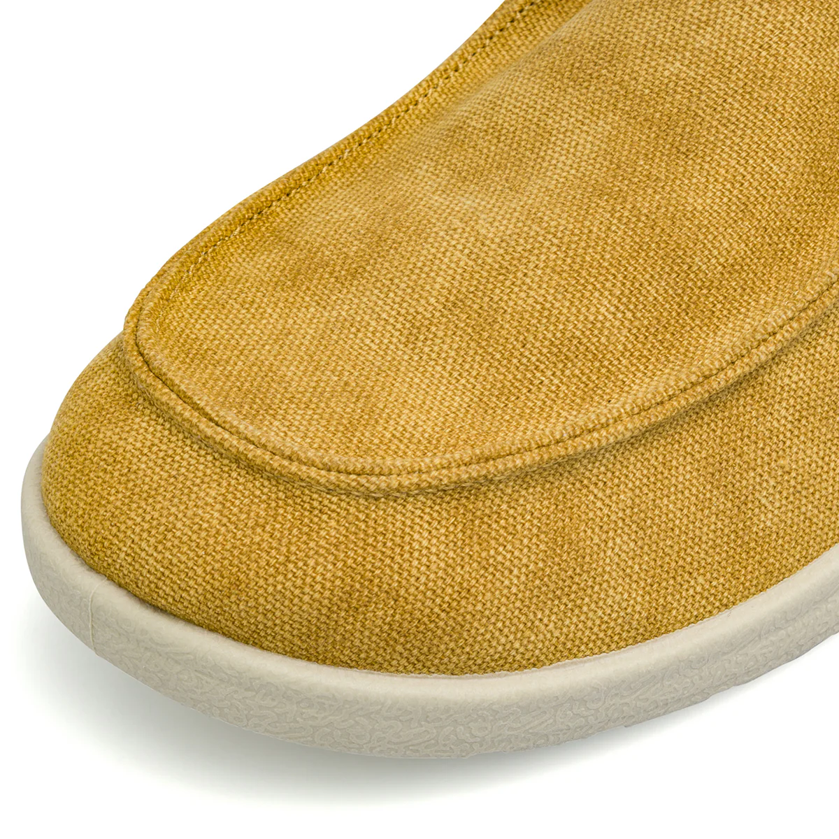 Sneakers da Uomo ocra in tela con lacci elastici Riflessi Urbani - Image 4