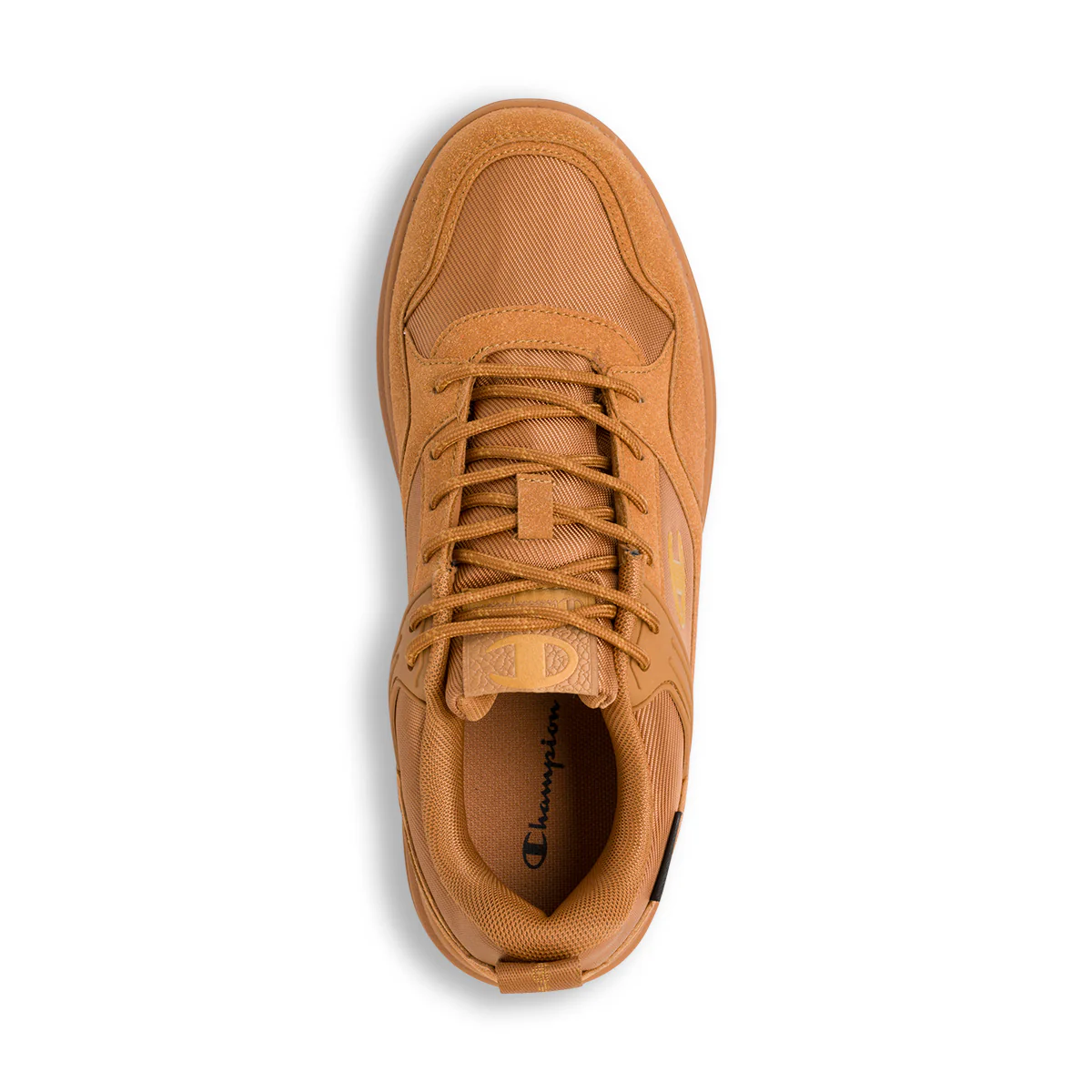 Sneakers da uomo ocra con logo Champion Low Utility - Image 6