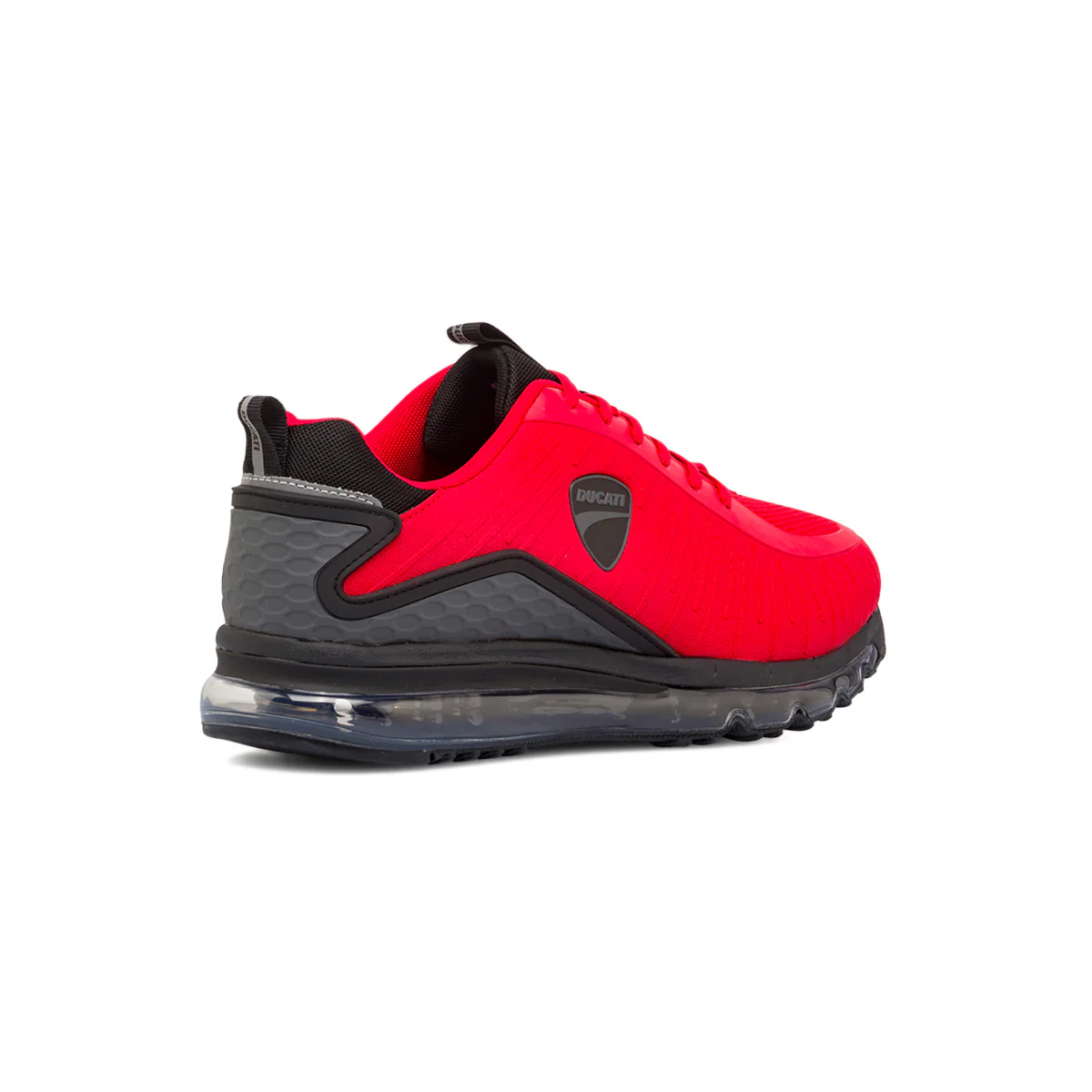 Sneakers da uomo rossa e grigia con suola ad aria Ducati Legacy Air 4 - Image 3