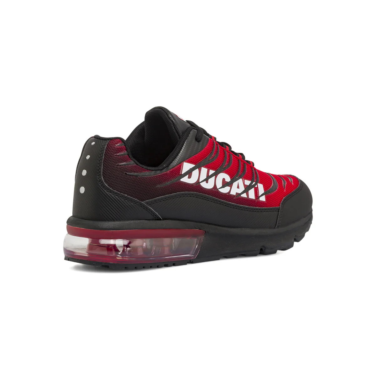 Sneakers da Uomo rosse e nere con ammortizzazione ad aria Ducati - Image 3
