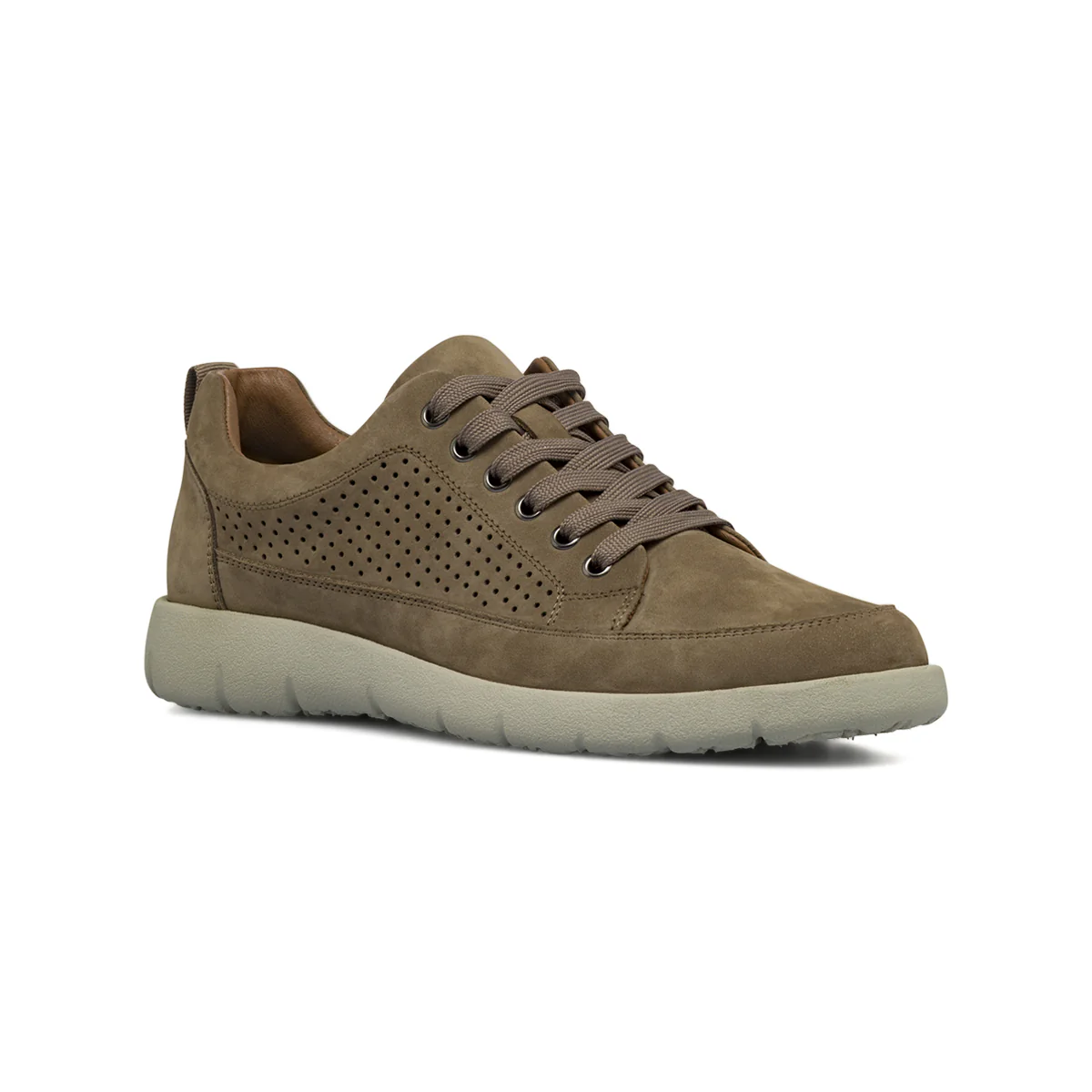 Sneakers da Uomo taupe effetto scamosciato Primopiano - Image 2