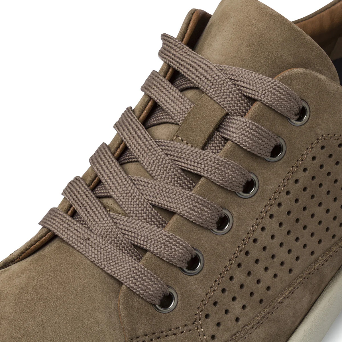 Sneakers da Uomo taupe effetto scamosciato Primopiano - Image 4