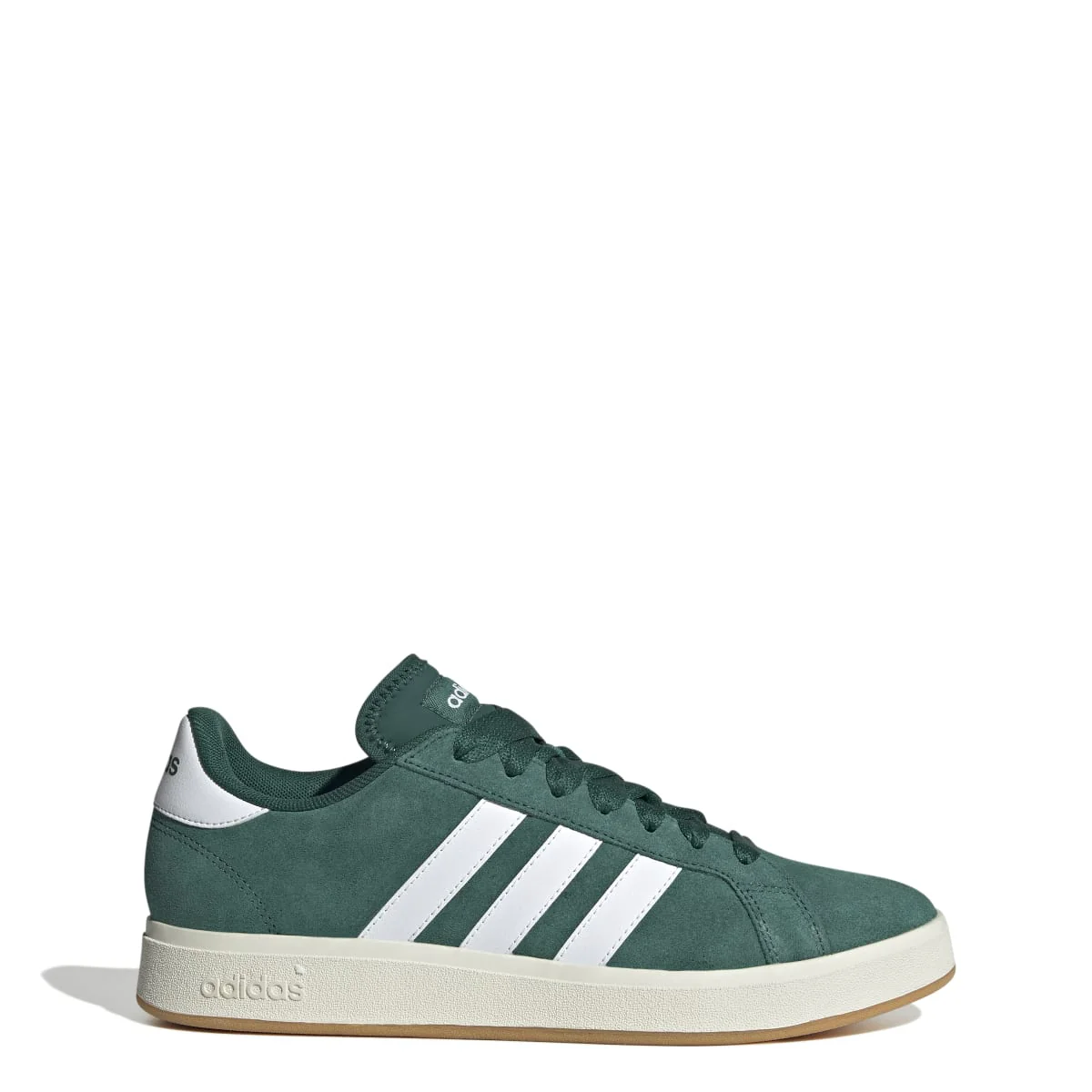 Sneakers da uomo verdi in pelle con logo adidas Grand Court Base 00s - Image 3