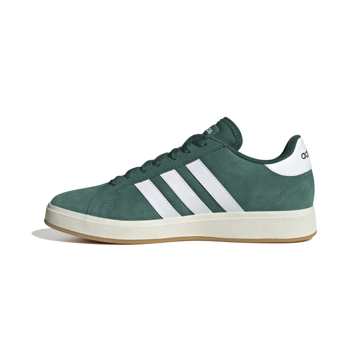 Sneakers da uomo verdi in pelle con logo adidas Grand Court Base 00s - Image 6