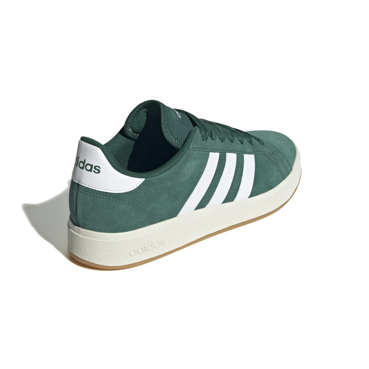 Sneakers da uomo verdi in pelle con logo adidas Grand Court Base 00s - Image 8