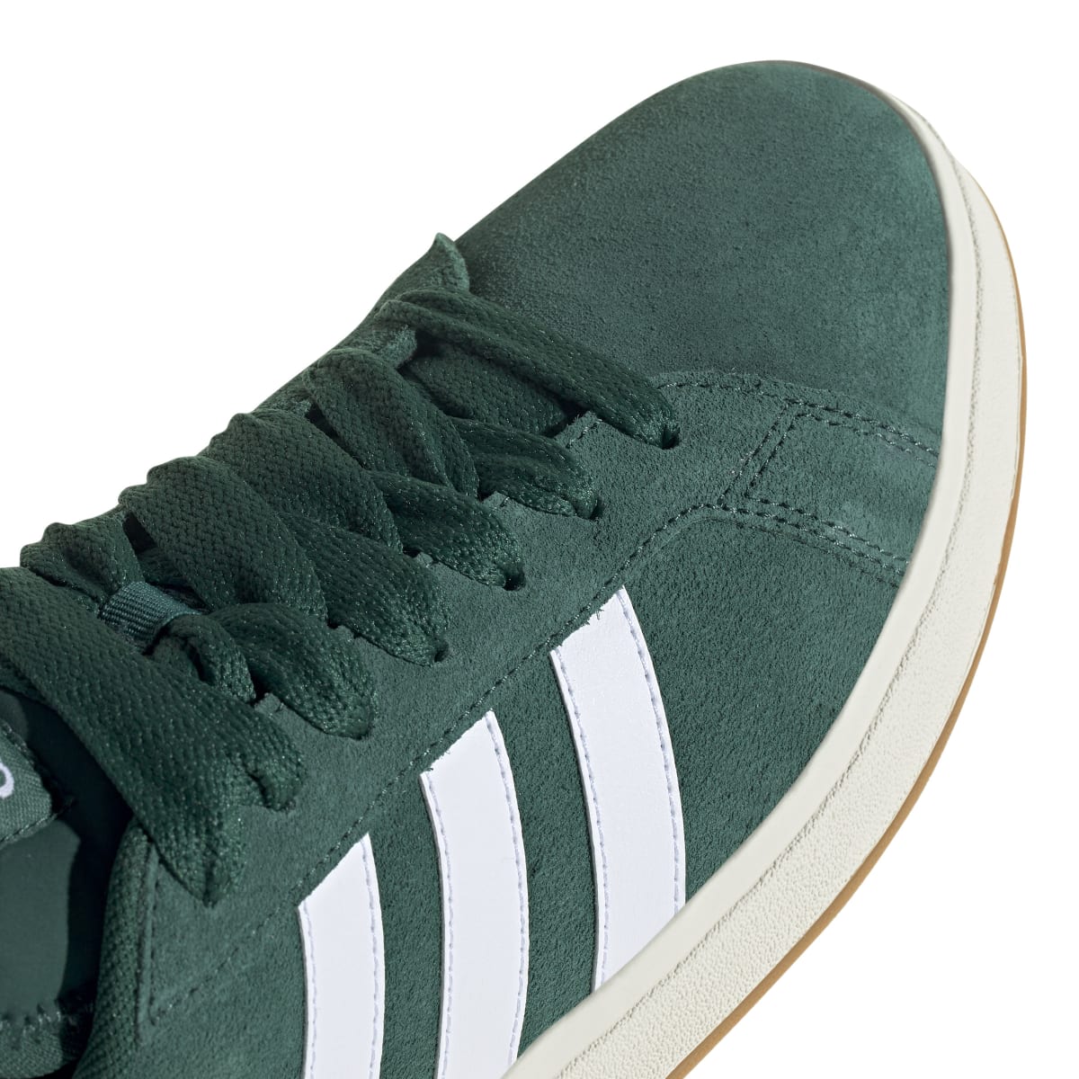 Sneakers da uomo verdi in pelle con logo adidas Grand Court Base 00s - Image 9