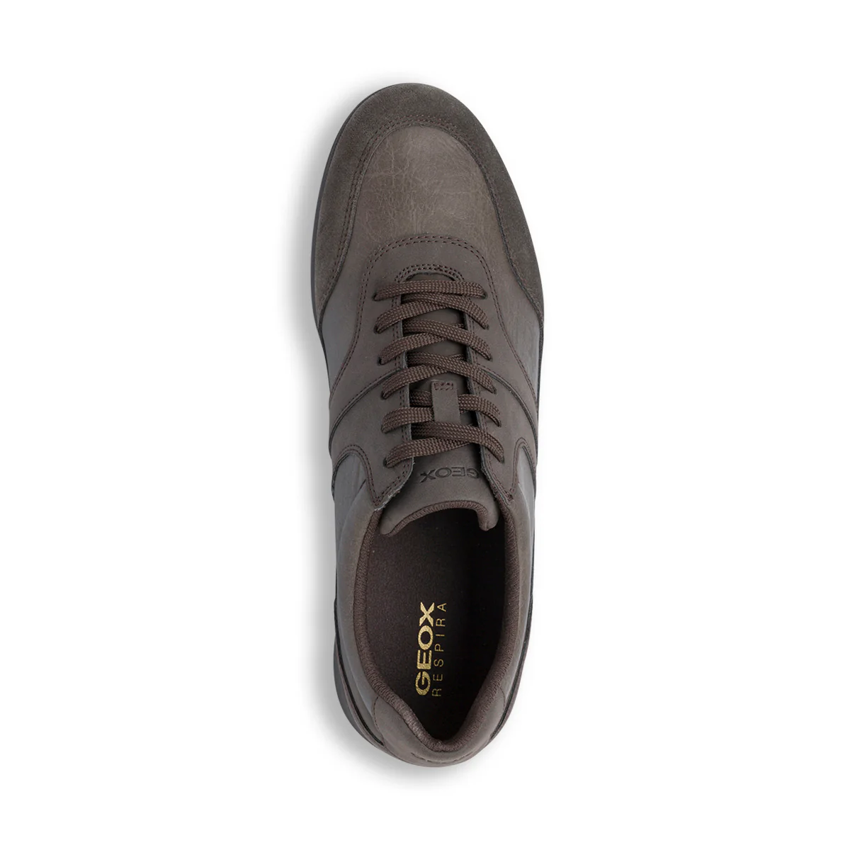 Sneakers eleganti marroni da uomo in pelle Geox - Image 6