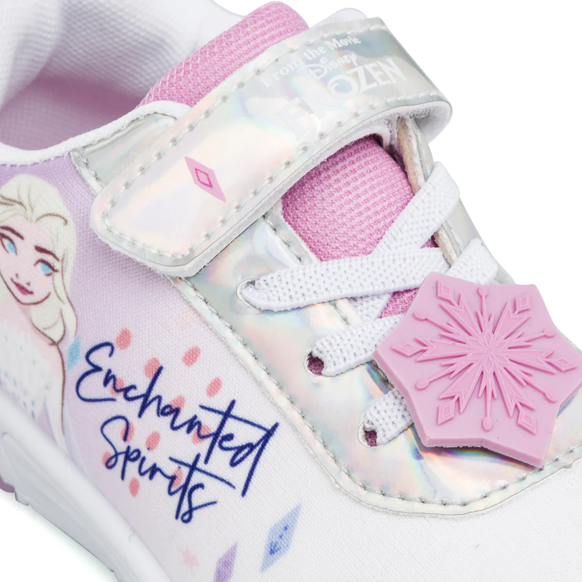 Sneakers Frozen argento e lilla da Bambina con dettagli glitter e luci - Image 5