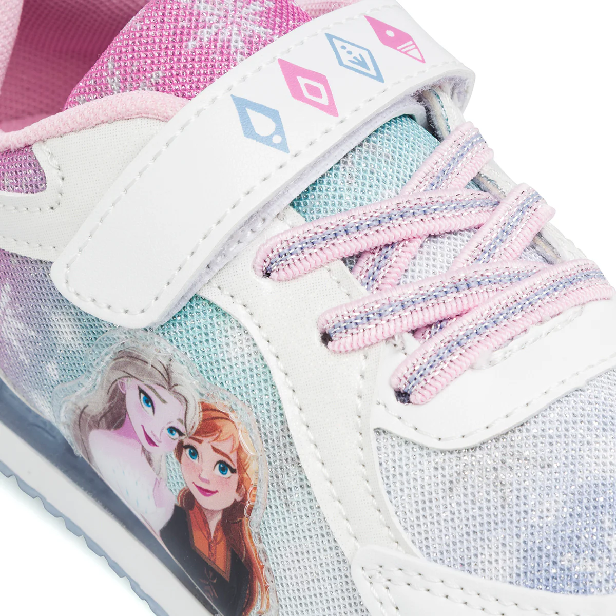 Sneakers Frozen bianche da Bambina con luci e stampa Frozen - Image 4