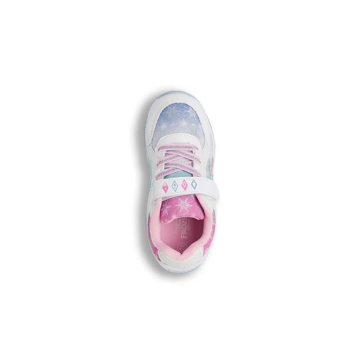 Sneakers Frozen bianche da Bambina con luci e stampa Frozen - Image 5