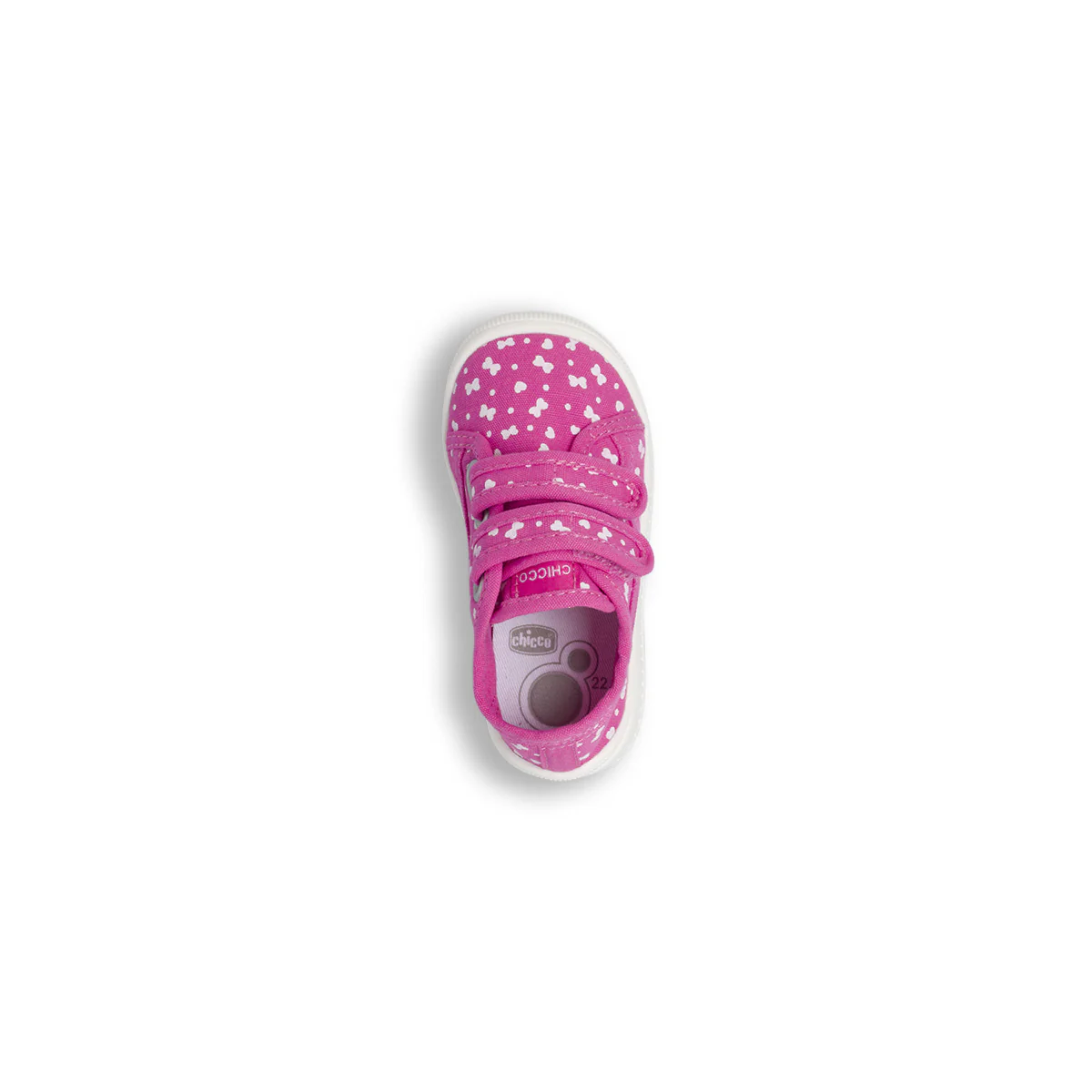 Sneakers Fucsia Bambina con doppia chiusura a strappo Chicco - Image 5