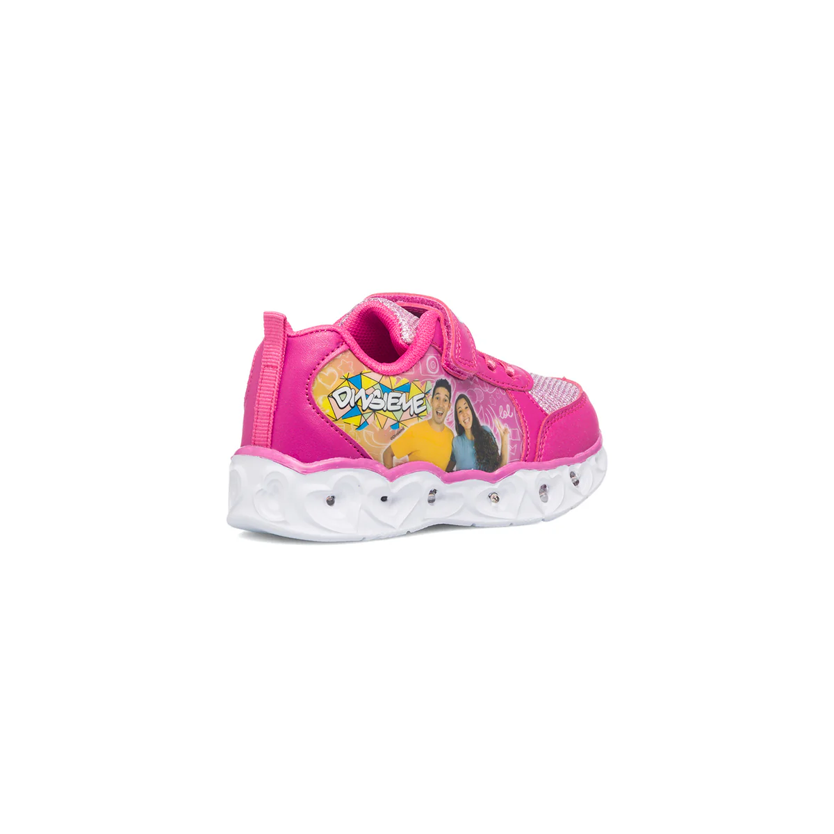 Sneakers fucsia con luci sulla suola Dinsieme - Image 3