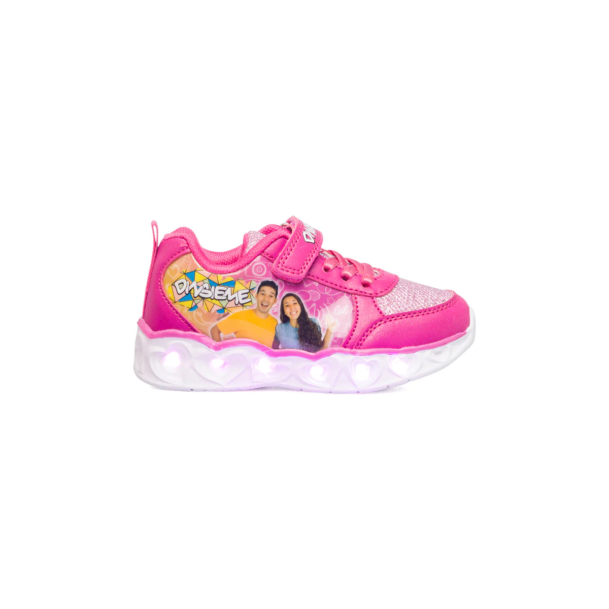Sneakers fucsia con luci sulla suola Dinsieme - Image 5