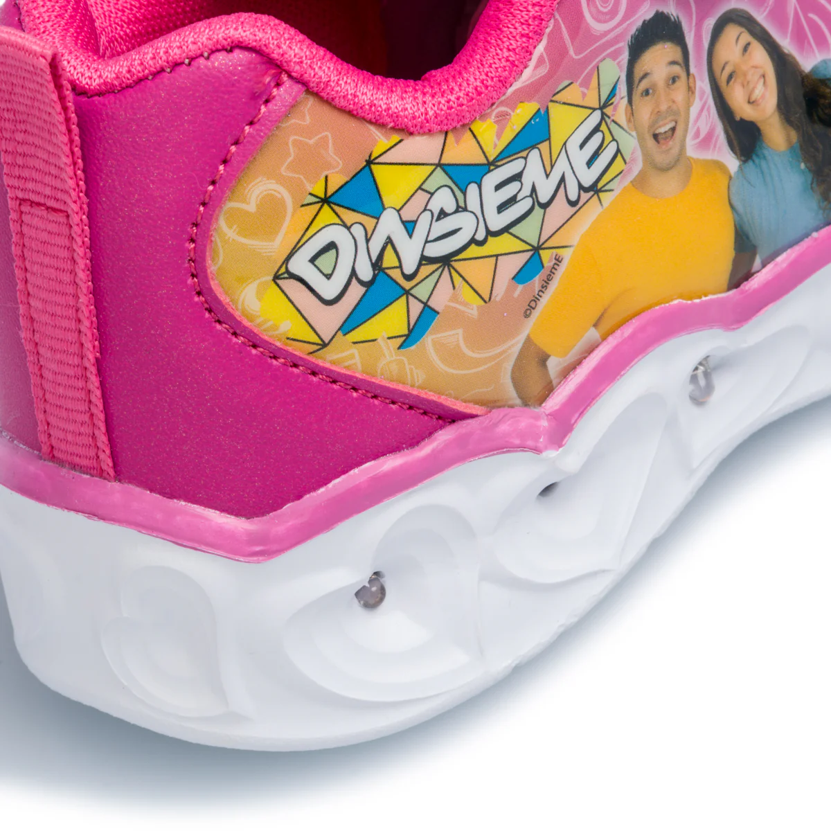 Sneakers fucsia con luci sulla suola Dinsieme - Image 8